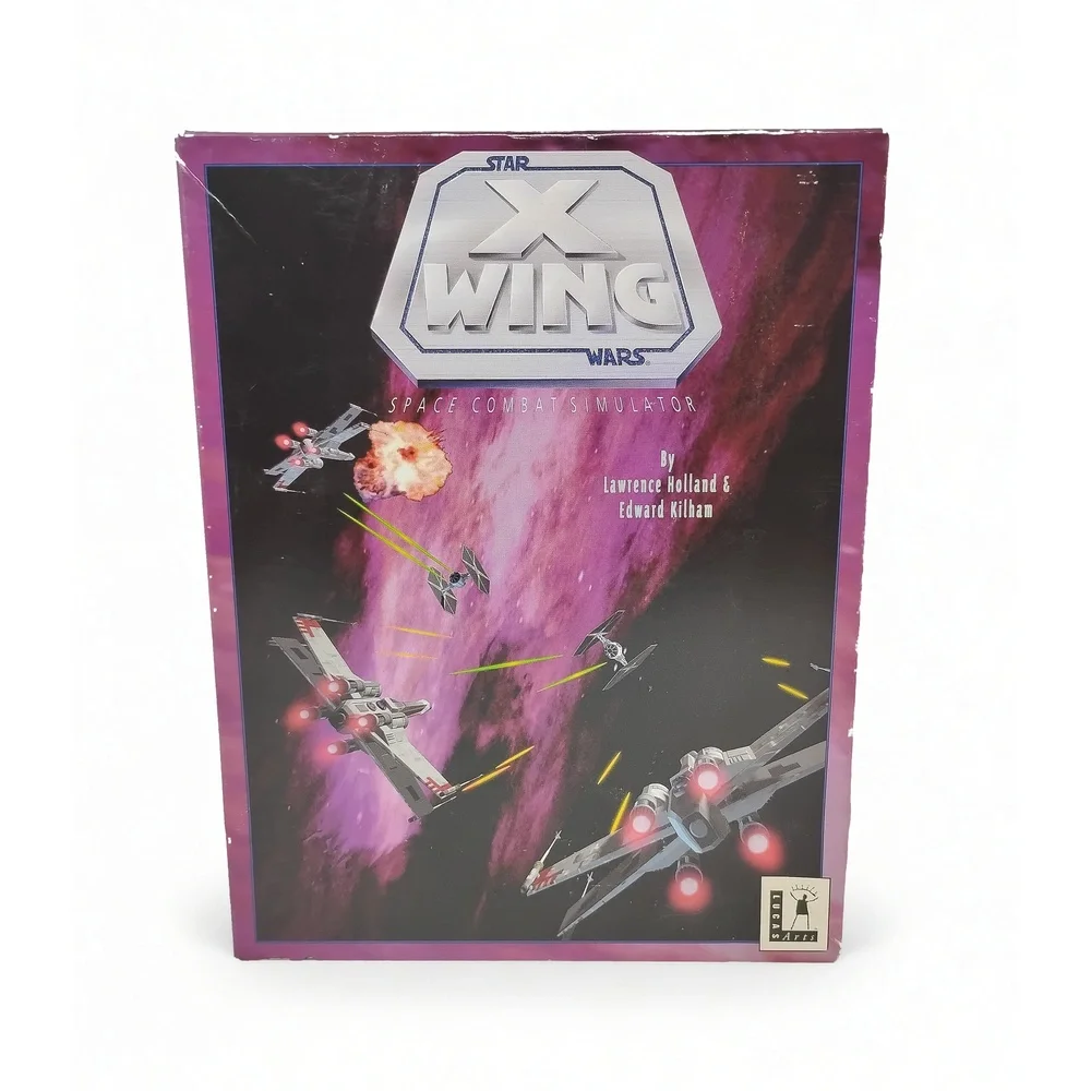 Vintage 1992 Star Wars: X-Wing Space Combat Simulator (PC Big Box Edition) PC